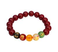 YKMYXZ, Five Roads God of Wealth Carrying Beads Inviting Wealth for The Year of The for Men and Women Strings