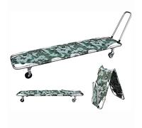 YKMYXZ, Foldable Stretcher, Portable Aluminum Alloy Emergency Rescue Stretcher with Pull Rod Patient Transport Medical Stretcher for Hospitals/Clinics/Families/Sports Fields