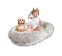 YKMYXZ Grey Plush People Doze Off, Machine Washable, Luxurious, Ergonomic 3D Foam Gray*70