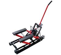 YKMYXZ hydraulic jack， 1500 LBS Load Capacity Adjustable Portable Hoist Stand Lift Tool Non-Slip Rubber