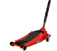 YKMYXZ hydraulic jack， Heavy-Duty 3 Ton Capacity Hydraulic Floor Jack With Dual Piston Quick Lift Pump - Red, High Carbon Steel