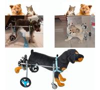 YKMYXZ Injury Dog Wheelchair for Limbs Recover, Adjustable Mobility Cart for Large Medium Small(S)
