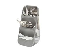 YKMYXZ, Knife Holder 3-Format Vertical Utensil Holders,Cutlery Drainer Sink Caddy Spoon Chopsticks Fork Holder Knife Block(Gris)