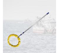 YKMYXZ, Lenght Adjustable Water Salvage Rod for Docking Boating Water Rescue Cargo Pushing and Pulling, Telescoping Aluminum Poles(Style C,4m/13.2ft)