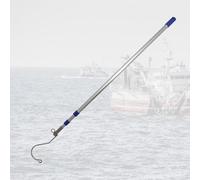 YKMYXZ, Lenght Adjustable Water Salvage Rod for Docking Boating Water Rescue Cargo Pushing and Pulling, Telescoping Aluminum Poles(Style a,300cm/9.8ft)
