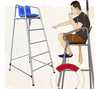 YKMYXZ, Lifeguard Chair for Swimming Pool 47.2in/59in/71in Tall, Detachable Heavy-Duty Safety Equipment Deck Lifeguard Chair(85x100x180cm/33.5x39.4x71inch)