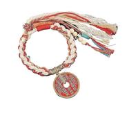YKMYXZ, Longhu Mountain Mountain Spend Money Bracelet Braided Rope Copper Money Taiji Bagua Buckle Red Rope