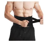 YKMYXZ, Lumbar Support Brace Adjustable Waist Decompression Belt Breathable Back Brace Double Back Support Belt(M)