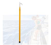 YKMYXZ, Marine Extension Rescue Equipment, Telescoping Glassfibre Rescue Rod with Stainless Steel Hooks, Water Salvage Pole Hooks for Docking Boating(Pack of 1,1.43 6.5M/4.6 21.3ft)