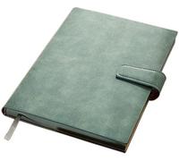 YKMYXZ notebook， B5 Soft Leather Super Thick Exquisite Retro Meeting Record Notepad，Magnetic Buckle Journal Diary(F)