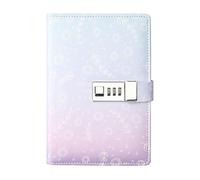 YKMYXZ notebook， B6 Password Book Simple Style Hand With Lock Fresh Diary,s(Blue)