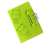 YKMYXZ notebook， Book School Student With Lock Diary Thickening Small Fresh(F)