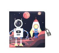 YKMYXZ notebook， Colorful Password Lock Multi-function Beautiful Thick Creative Account Book Diary(A)