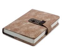 YKMYXZ notebook， Creative Journal Password Book With Lock Diary Installed Business Books School B6 Planner Organizer Office(D)