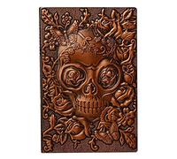 YKMYXZ notebook， Halloween Business Journal For Women Leather Hard Cover Bullet Paper Tabs Diary Book Learning Student(B)