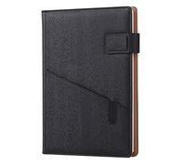 YKMYXZ notebook， Journal Multifunction A5 Note Book Imitation Leather Business Diary Memos Office School Stationery(B)