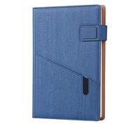 YKMYXZ notebook， Journal Multifunction A5 Note Book Imitation Leather Business Diary Memos Office School Stationery(E)