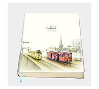 YKMYXZ notebook， Journal Portable Small Fresh A4 Note Book Planner Stationery Gift School Supplies Ring Binder Diary(B)