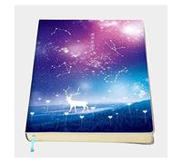 YKMYXZ notebook， Journal Portable Small Fresh A4 Note Book Planner Stationery Gift School Supplies Ring Binder Diary(A)