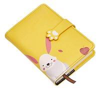 YKMYXZ notebook， Journals Carry A6 Cute Handbook College Student Animal Creative Thickening Small Laptop Portable Personality Diary(D)