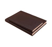 YKMYXZ notebook， Notepad Agenda Planner Personal Grid s Journals Diary Budget Books Office School Supplies Pocket(Black,148 * 212mm)