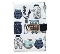 YKMYXZ notebook， Password Book With Lock Diary Installed Notepad Books School A5 Planner Organizer Office(C)