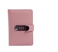YKMYXZ notebook， Portable Creative Password Diary Multi-function Locked Notepad Stationery s And Journals Sketchbook(Pink)