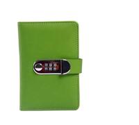 YKMYXZ notebook， Portable Creative Password Diary Multi-function Locked Notepad Stationery s And Journals Sketchbook(Green)