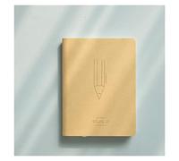 YKMYXZ notebook， Soft PU Leather 136 Sheets A5 Blank Journal Diary Planner Agenda Sketchbook Stationery(H)