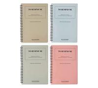 YKMYXZ notebook， Star Spiral 4 Subject, College Ruled Paper 60 Sheets Hardcover Tabs Diary Learning Student Gifts(C)