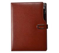 YKMYXZ notebook， Vintage Leather Journal Blank Diary Business Replaceable Traveler Notepad Stationery Suppl Include Pen(D,A6)