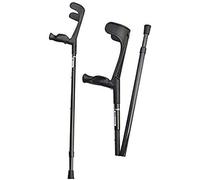 YKMYXZ, Open Cuff Crutches,Ergodynamic Elbow Walking Crutches, Height Adjustable, Light Easy Carry, for Men/Women with Comfort Grip Lig