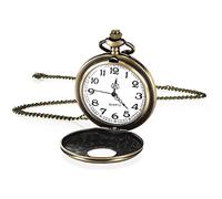 YKMYXZ pocket watch costume, Pocket Watch with Chain, Classic Fob Pocket Watch Steampunk Accessories for Men Women Birthday Anniversary Day Christmas