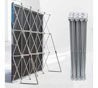 YKMYXZ， Pop up Display Banner Backdrop, Collapsible Poster Frame for Events/Conferences/Shops(2.3m(7.5ft) Hx5.3m(17.4ft) L)