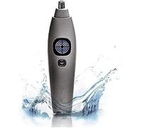 YKMYXZ, Portable Painless Nose Hair Remover for Men, Stainless Steel Head Blades, Mute Motor, Battery-Operated