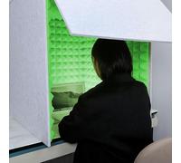 YKMYXZ, Portable Vocal Booth Sound Booth Recording Equipment, Microphone Isolation Booth Box, Sound Isolation Room For Home Studio, Isolation Shield For Mic, Studio Sound Recording Singing(Green)