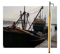 YKMYXZ, Push Pole for Boat & Docking Stick with Stainless Steels Hooks Opening 4cm for Rescuing Pushing Pulling and Boating(L 5m (16' 5inch))