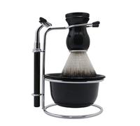 YKMYXZ, Razor Holder Practical Men's Stainless Steel Razor Brush Stands,fashion 4pcs Beard Bowl Shaving Brush Holder,male Mustache Shaving Tools Set