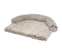 YKMYXZ Relief Improved Sleep Orthopedic Soft Plush Calming Dog Cushion, For Large Medium Dogs, Washable,Removable(Coffee Color,S)