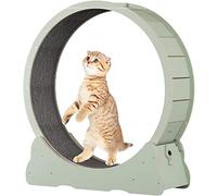 YKMYXZ, Round Large Cat Running Wheel for Small/medium-sized Pet Indoor Exercise,XL-Green