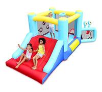 YKMYXZ, Safety Fence Bounce House Inflatable Bounce House Party Theme Basketball Hoop Football Playing