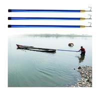 YKMYXZ, Set Of 3 Life Hook with Pole, Versatile Boat Hooks for Mooring Rope String Lights, Telescopic Dock Rod(3 Pcs Blue,5m 1.23m(16.4 4 ft))