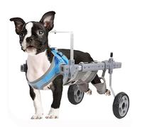 YKMYXZ Small/Medium/Large Dog Mobility Cart, Rehabilitation Assisted Walker with Wheels, Lifting Aid Doggy Cats Tools(M)