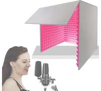 YKMYXZ, Sound Isolation Room For Home Studio, High Density Absorbent Foam, Easy To Assemble(Red)