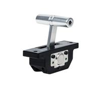 YKMYXZ, T-BAR Video Push Rod 101 Single-axis Joystick, Hall Industrial Joystick Model Aircraft Drone Pull Rod Safe Maneuvering(Silver 5v Output 0 5v)