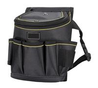 YKMYXZ Tool Bags Oxford Cloth Bag Waist Pack Electrician Water Electricity Maintenance Hardware Kit(15.5)
