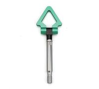 YKMYXZ, Triangle Car Sport Model Car Auto Trailer Tow Hook Ring Eye Towing Front Rear Aluminum Fit Use(Green)