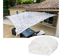 YKMYXZ, White Camouflage Net, Military Reinforced Camo Net, Light and Durable, for Outdoor Garden Pergola Shade Net Hunting Camouflage N(2X4M/6.6X13FT)