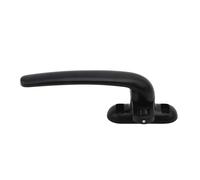 YKMYXZ window handle， Zinc Alloy Square Window Replacement Casement Outwards Handle Multicolor 14.5x2.8cm(Black Left B)