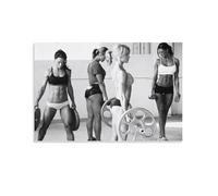 YKNBDXT Bodybuilding Fitness Motivational Hot Girls Gym Poster for Bedroom Canvas Art Picture Print Room Wall Art Decor Posters 20x30inch(50x75cm) Unframe Style-1